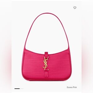 Saint Laurent mini hobo satin bag 🩷